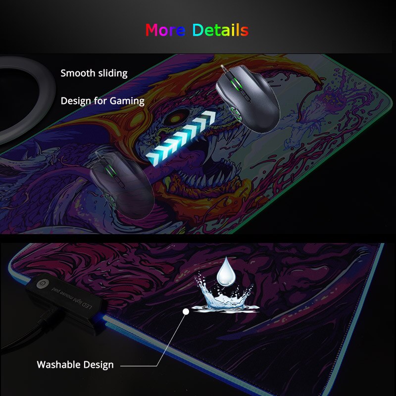 لوحة الماوس Hyper Beast RGB Gaming Mouse Pad